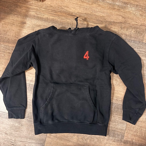 4Hunnid Other - Black Men's Lightweight Jacket with Red Detail